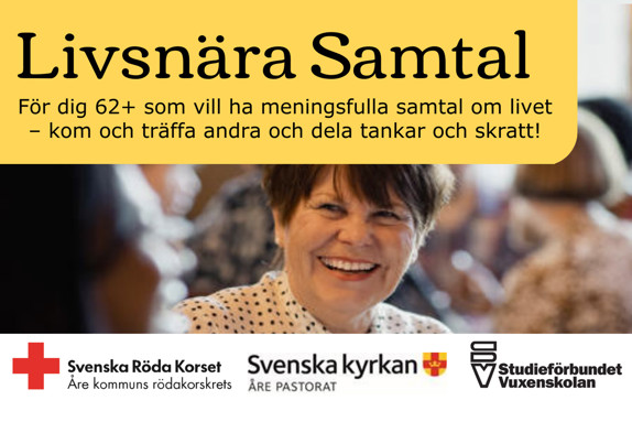 Livsnära samtal för dig som är 62 år eller äldre