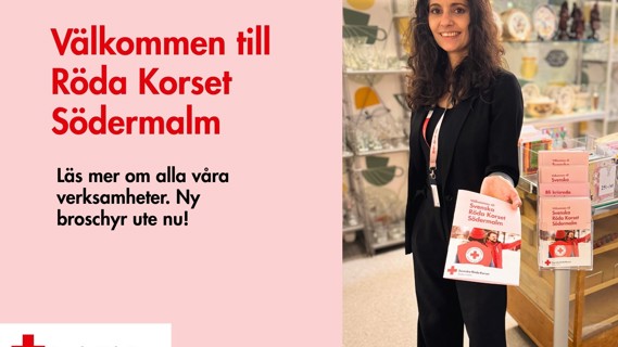 Ny broschyr: Upptäck allt bra vi gör på Röda Korset Södermalm