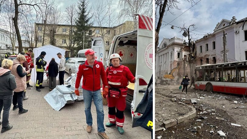 Attack i Sumy 13 april 2025.