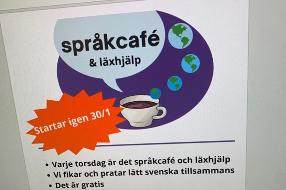 Affisch Språkkafé