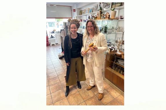 Amanda Lind, språkrör och Camilla Hansen, riksdagsledamot Miljöpartiet