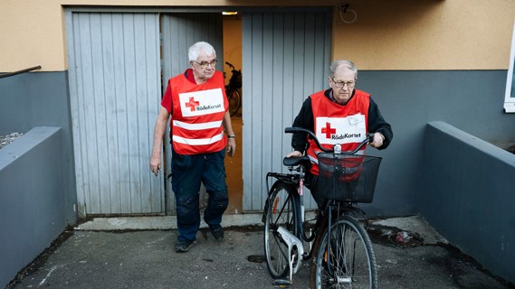 Röda Korsets cykelverkstad