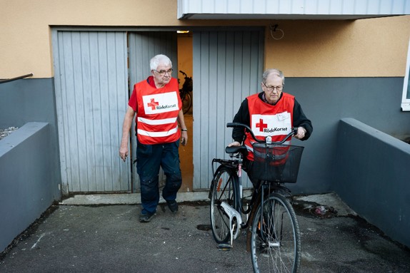 Röda Korsets cykelverkstad