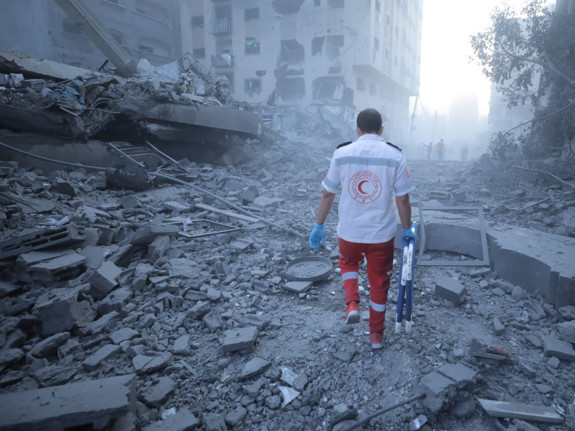 Helping in Gaza