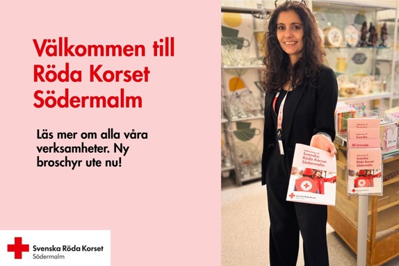 Ny broschyr: Upptäck allt bra vi gör på Röda Korset Södermalm