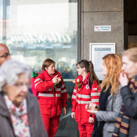 Grupp som över på krisberedskap