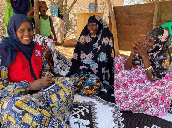 Barn på hälsoklinik i Somaliland