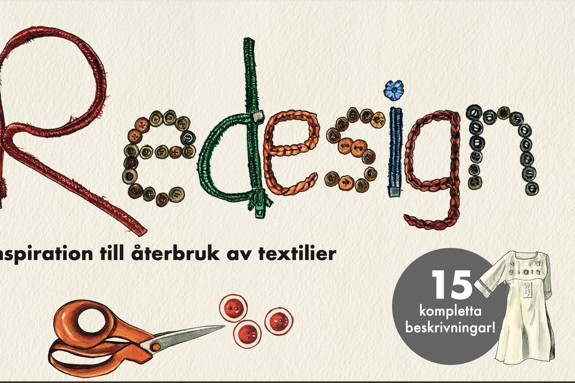 bild på boken Redesign Inspiration till återbruk av textilier