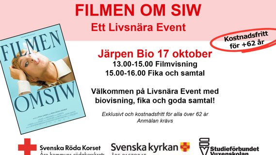 Filmen om Siw - ett Livsnära event för dig över 62 år