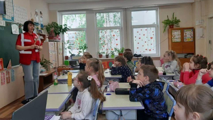 klassrum Ukraina juni 2025