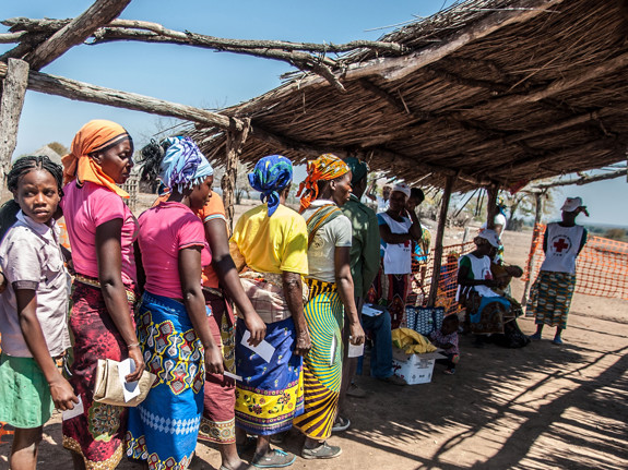 En matkö i Mocambique.