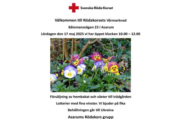 Vårmarknad i Asarum 17 maj