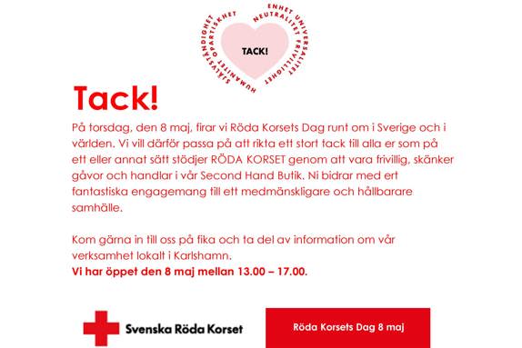 Röda Korsets Dag 8 maj