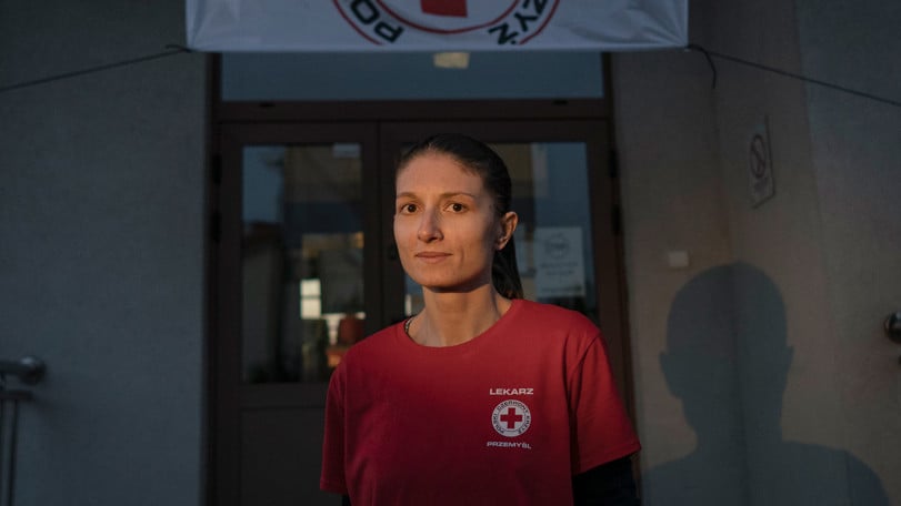 När kriget kom till Ukraina bestämde sig polska läkaren Marta för att bli frivillig och hjälpa de som flyr.