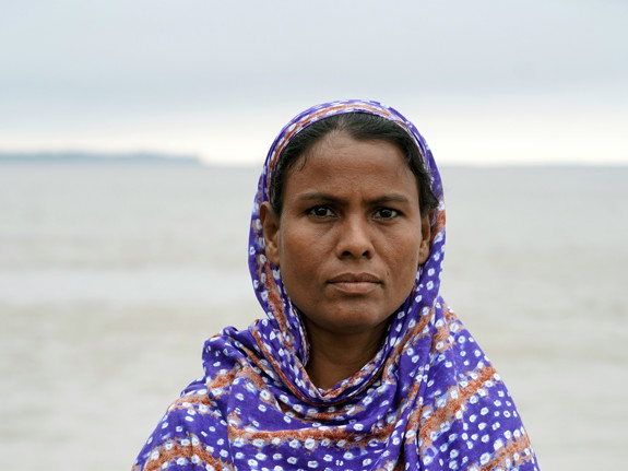 Musammad Begum från byn Shashariabari i norra Bangladesh.