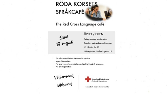 Språkcafé Rudbecksgatan 16, Örebro