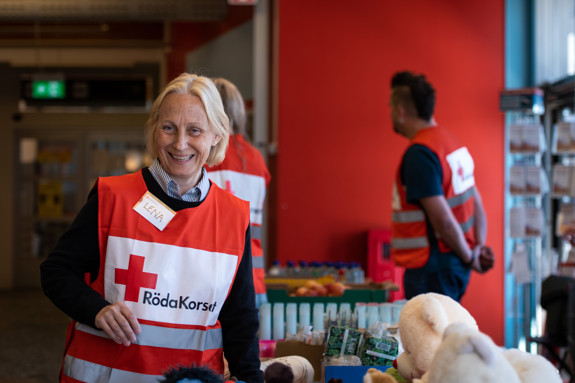Lena Poolsaar volontär Röda Korset