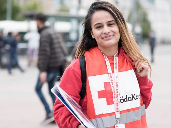 Värvaren Zozan på Drottningtorget i Göteborg