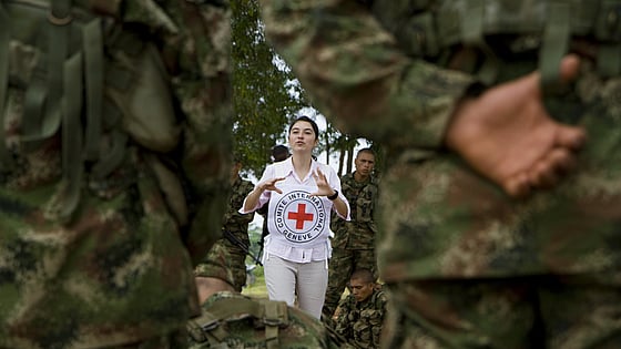 ICRC utbildar i krigets lagar i Colombia.