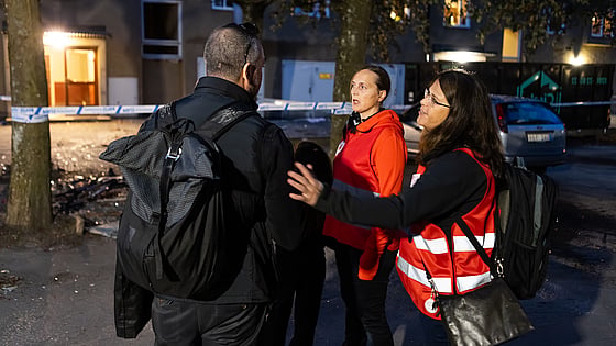 Grupp som över på krisberedskap