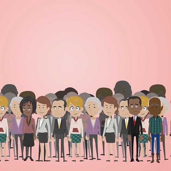 Illustration för webbkurs om krigsbrott