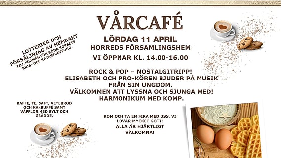 Vårcafé i Horred