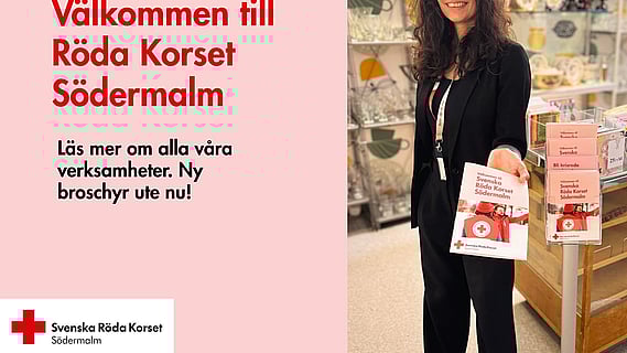 Ny broschyr: Upptäck allt bra vi gör på Röda Korset Södermalm