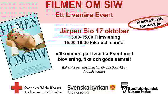 Filmen om Siw - ett Livsnära event för dig över 62 år