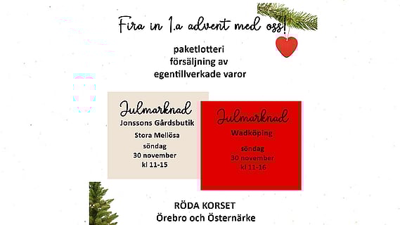 Julrmarknader 1:a advent