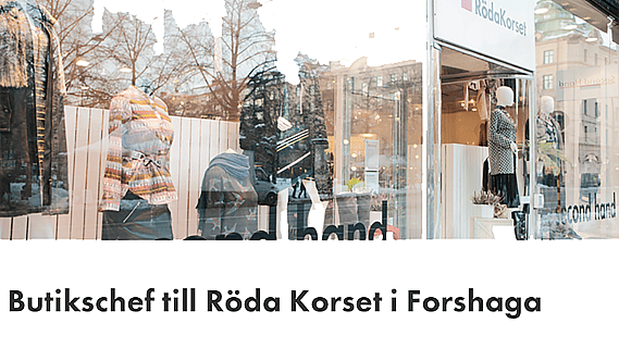 Vi söker en person som kan ersätta Agneta, vår nuvarande butikschef!