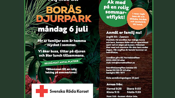 Följ med till Borås Djurparken