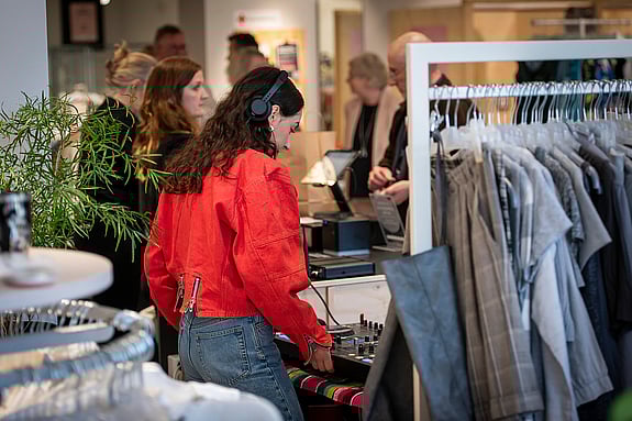 Försäljning av second hand-kläder