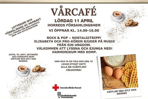 Vårcafé i Horred