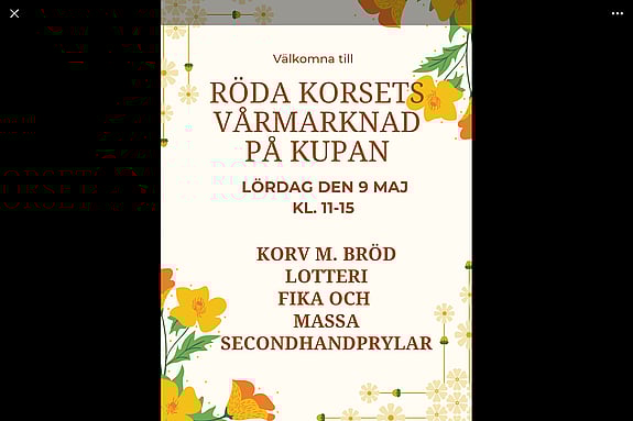 Vårmarknad på Kupan