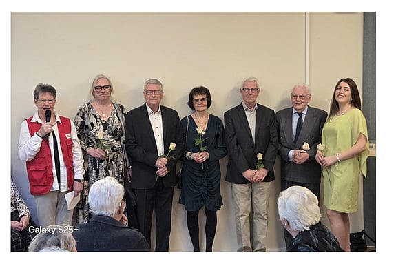 Text om personer som visar kläder från secondhand