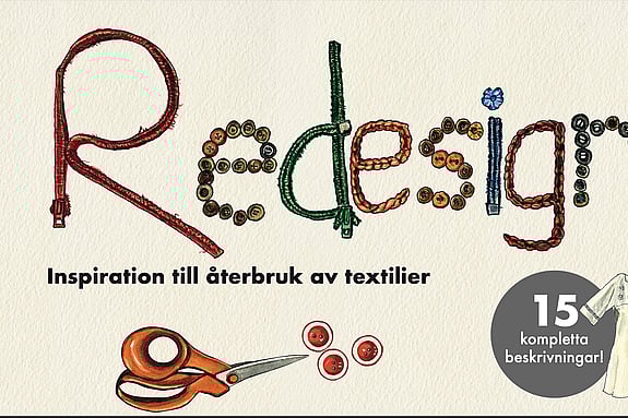 bild på boken Redesign Inspiration till återbruk av textilier