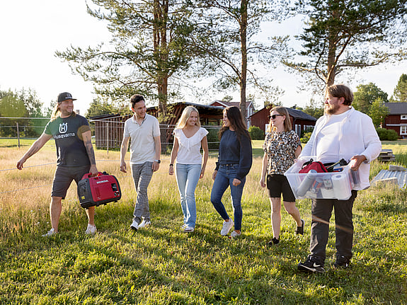 Volontär Kadriye Bakir i Ljusdal
