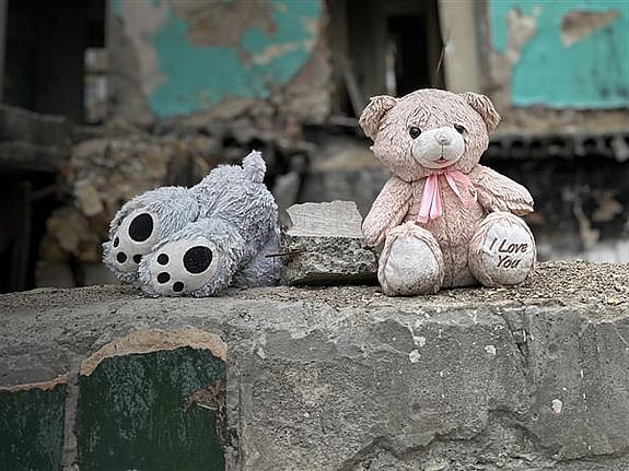 Katastrofpaket med rosett på