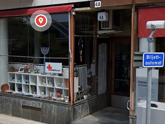 Secondhandbutiken Kupan på Storgatan