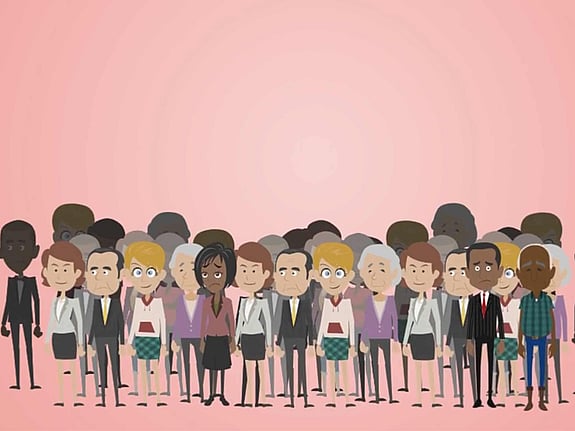 Illustration för webbkurs om krigsbrott