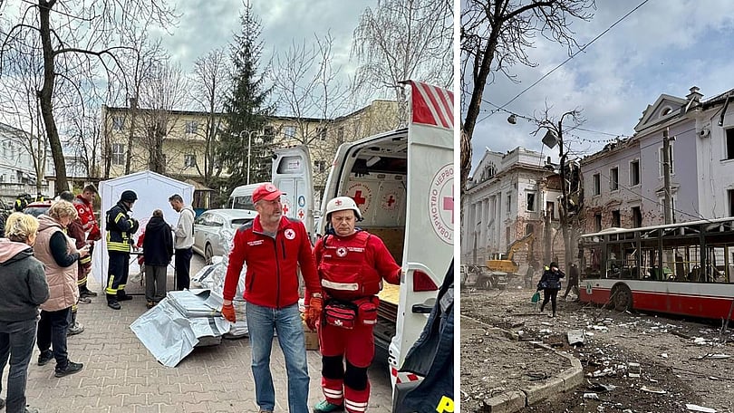 Attack i Sumy 13 april 2025.