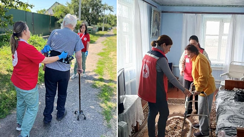 Våra mobila rehabiliteringsenheter har genomfört över 400 hembaserade rehabiliteringssessioner i Poltava-regionen och över 300 sessioner i Chmelnytskyj-regionen