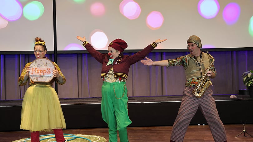 Artister från Clowner utan Gränser.