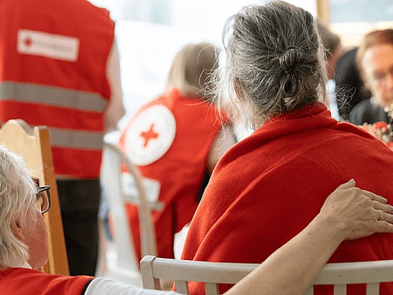 Krisstödjare ger psykologisk första hjälpen