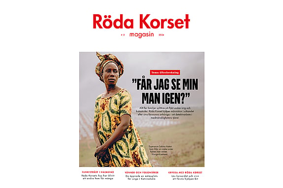Omslaget till Röda Korset Magasin