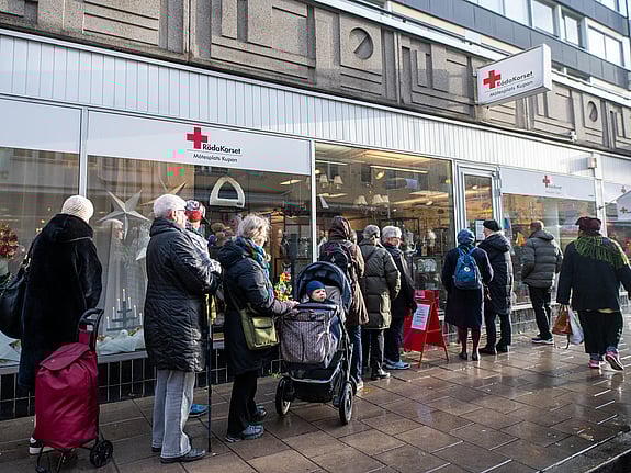 Matutdelning Röda Korset