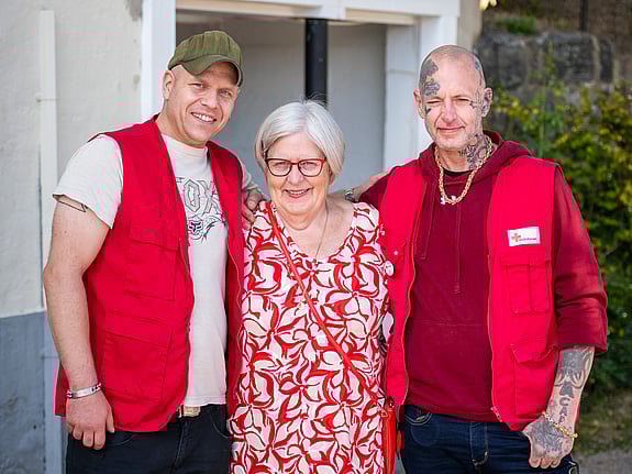 Volontärer Röda Korset i Hedemora.