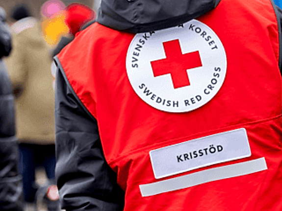 Krisstödjare från Röda Korset