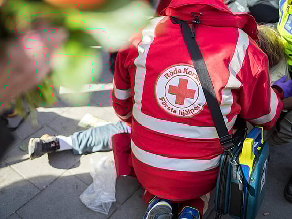 Första hjälpare på plats i kris