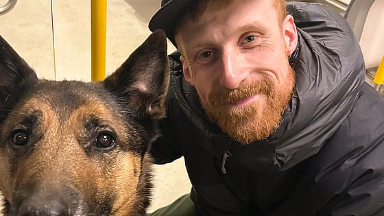 Månadsgivare Joakim med hund